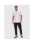 Versace Jeans Couture Polo majica Print Coin 72GAG626 Bela Regular Fit - Pepit.si