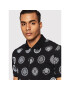 Versace Jeans Couture Polo majica Print Coin 72GAG626 Črna Regular Fit - Pepit.si