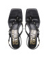 Versace Jeans Couture Sandali 72VA3S41 Črna - Pepit.si