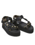 Versace Jeans Couture Sandali 72VA3SM2 Črna - Pepit.si