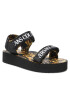 Versace Jeans Couture Sandali 72VA3SX4 Črna - Pepit.si