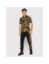 Versace Jeans Couture Spodnji del trenirke Contr Print Bjoux Baroque 71GAA3C0 Črna Regular Fit - Pepit.si