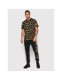 Versace Jeans Couture Spodnji del trenirke Contr Print Garland 72GAA3C9 Črna Regular Fit - Pepit.si