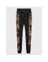 Versace Jeans Couture Spodnji del trenirke Contr Print Garland 72GAA3C9 Črna Regular Fit - Pepit.si