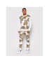 Versace Jeans Couture Spodnji del trenirke Print Garland 72GAA3B0 Bela Regular Fit - Pepit.si