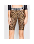 Versace Jeans Couture Športne kratke hlače Print Leopard 72HAC110 Rjava Slim Fit - Pepit.si