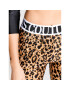 Versace Jeans Couture Športne kratke hlače Print Leopard 72HAC110 Rjava Slim Fit - Pepit.si