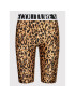 Versace Jeans Couture Športne kratke hlače Print Leopard 72HAC110 Rjava Slim Fit - Pepit.si