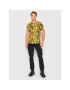 Versace Majica Barocco Print 1000959 Rumena Regular Fit - Pepit.si