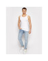 Versace Majica brez rokavov Canotta AUU04022 Bela Slim Fit - Pepit.si