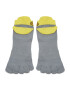 Vibram Fivefingers Unisex nizke nogavice Athletic No Show S21N04 Siva - Pepit.si