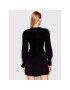 Victoria Victoria Beckham Cocktail obleka 1122WDR003389B Črna Regular Fit - Pepit.si