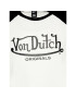 Von Dutch Majica z dolgimi rokavi Lane 6 324 009 Bela Relaxed Fit - Pepit.si