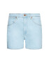 Wrangler Jeans kratke hlače W22DZH25E Modra Mom Fit - Pepit.si