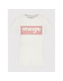 Wrangler Majica Box Logo W7P3D3C11 Bež Regular Fit - Pepit.si