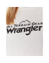 Wrangler Majica Logo Tee WC5FGEM22 112326341 Écru Regular Fit - Pepit.si