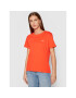 Wrangler Majica Sign Off Tee W7Q0D3 Oranžna Regular Fit - Pepit.si