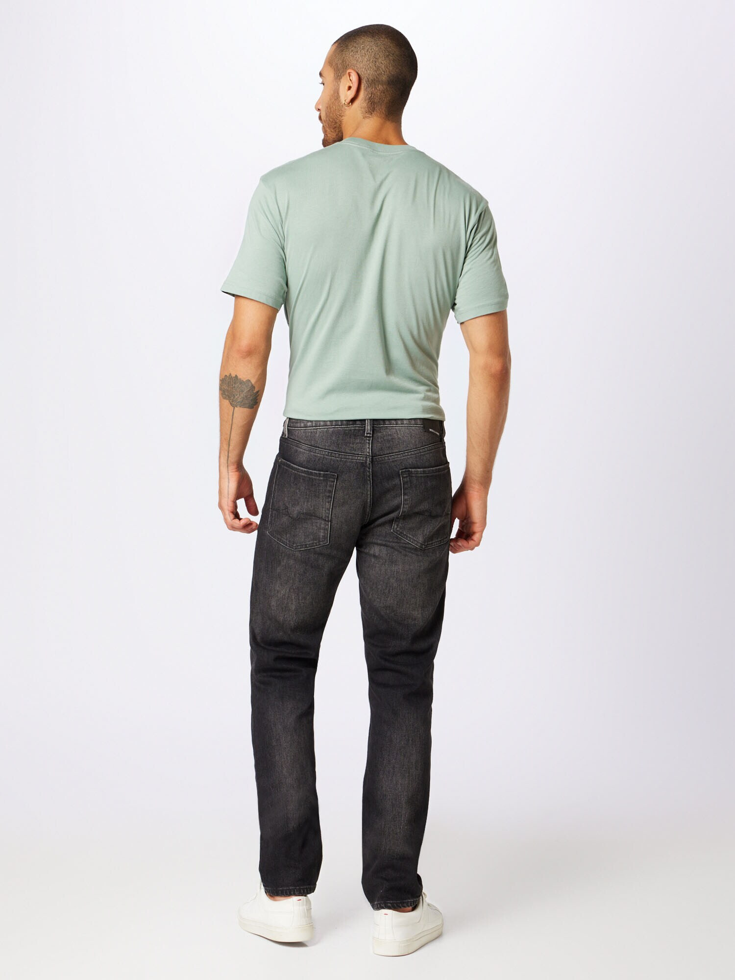 7 for all mankind Kavbojke 'Shake Out' črn denim - Pepit.si