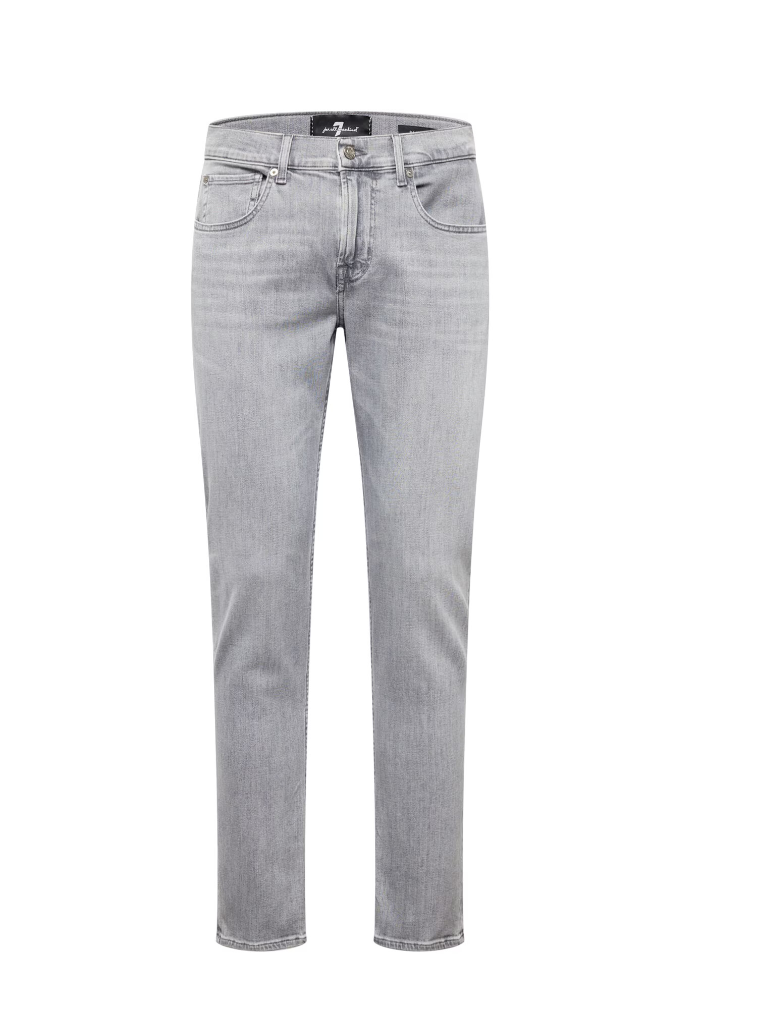 7 for all mankind Kavbojke siv denim - Pepit.si