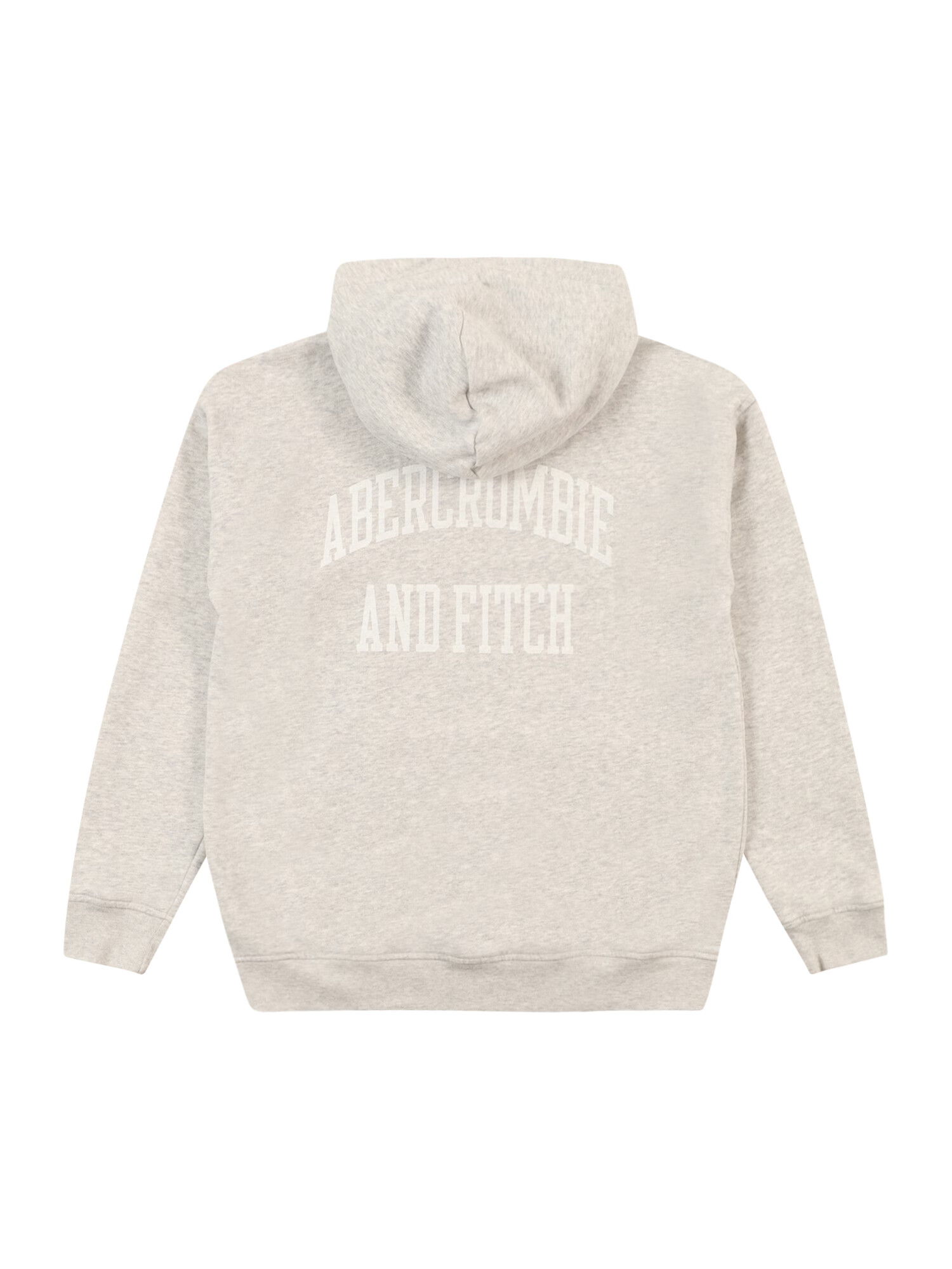 Abercrombie & Fitch Majica pegasto siva / bela - Pepit.si