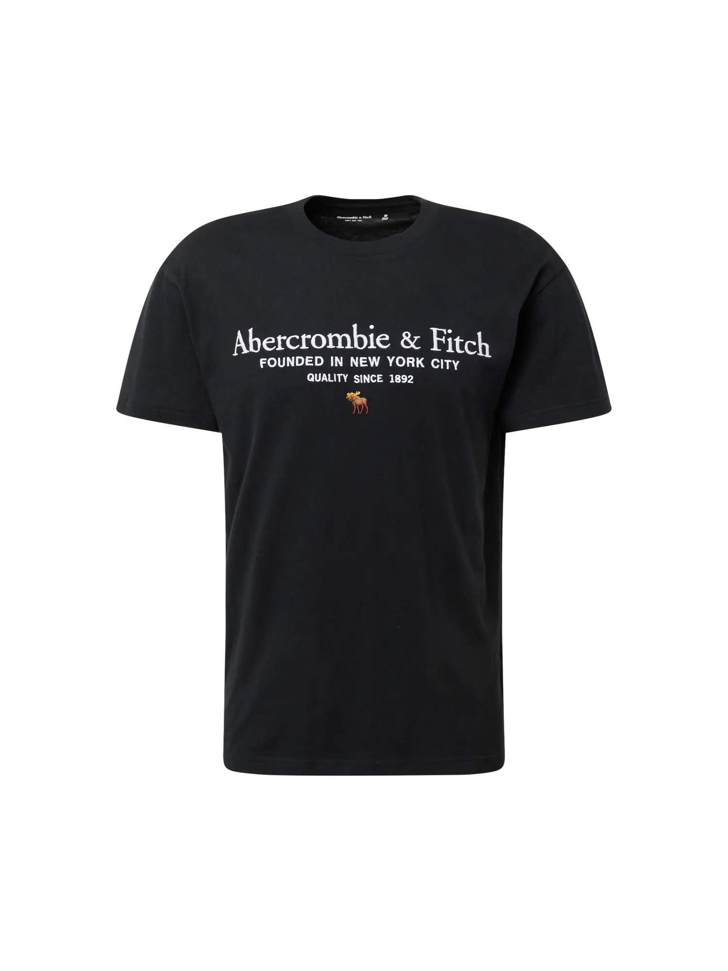 Abercrombie & Fitch Majica rjava / črna / bela - Pepit.si