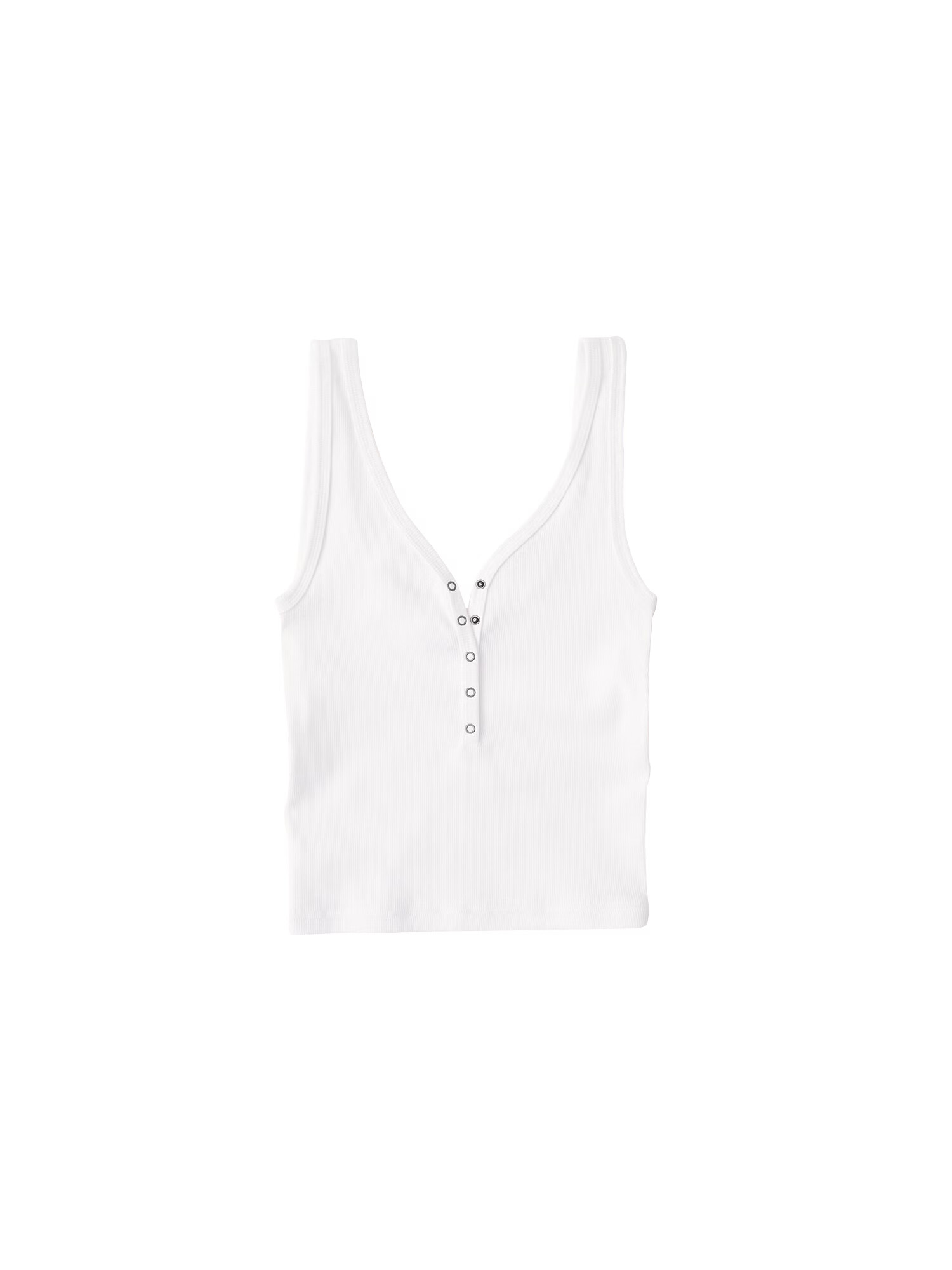 Abercrombie & Fitch Top 'HENLEY' bela - Pepit.si