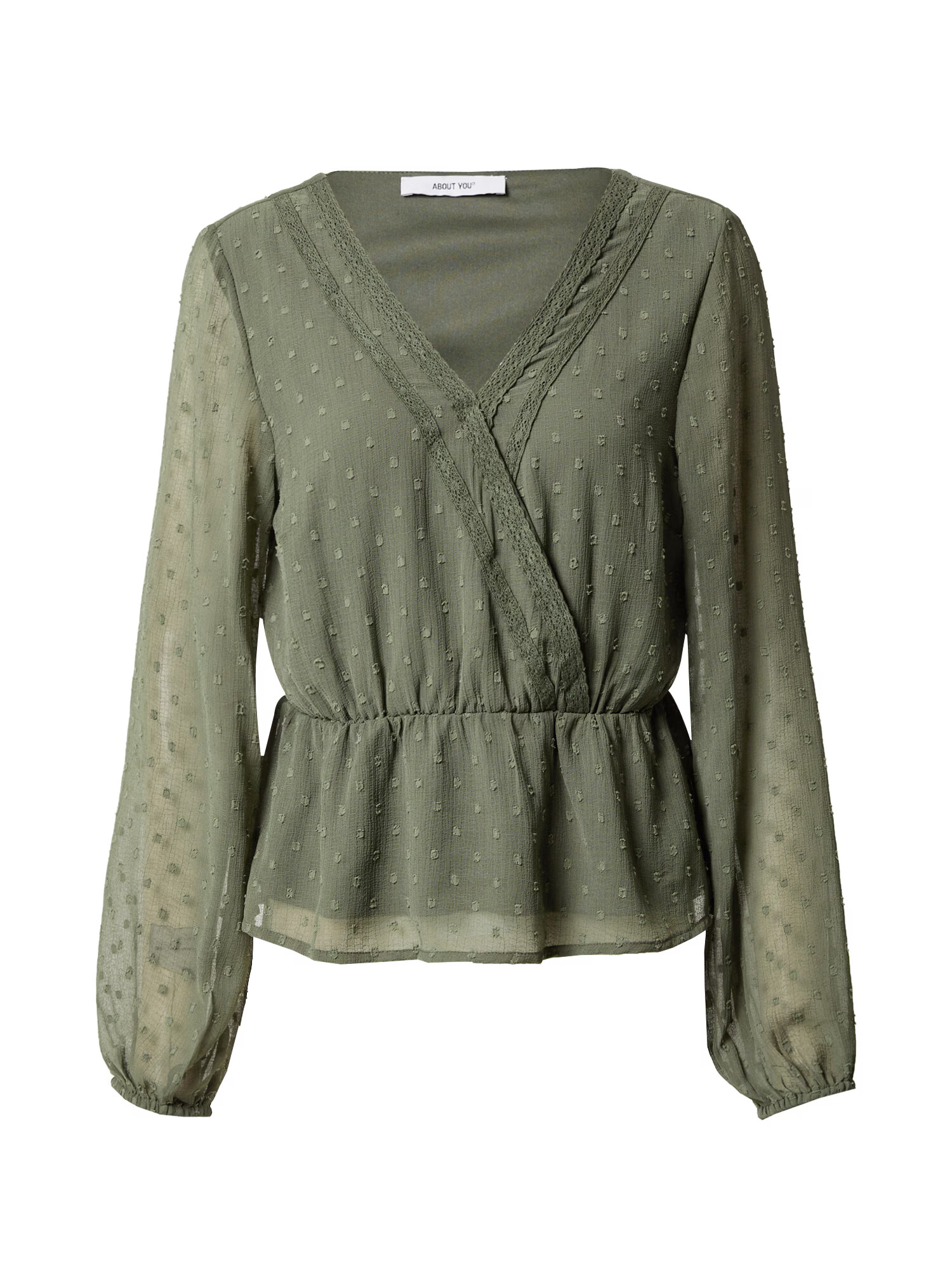 ABOUT YOU Bluza 'Avena' temno zelena - Pepit.si