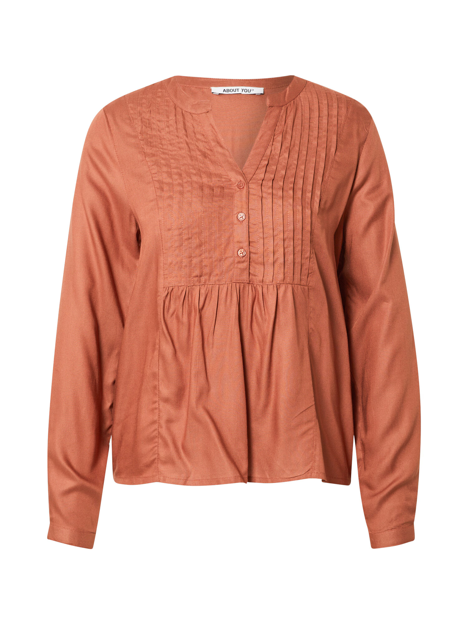 ABOUT YOU Bluza 'Eva Blouse' rjasto rjava - Pepit.si