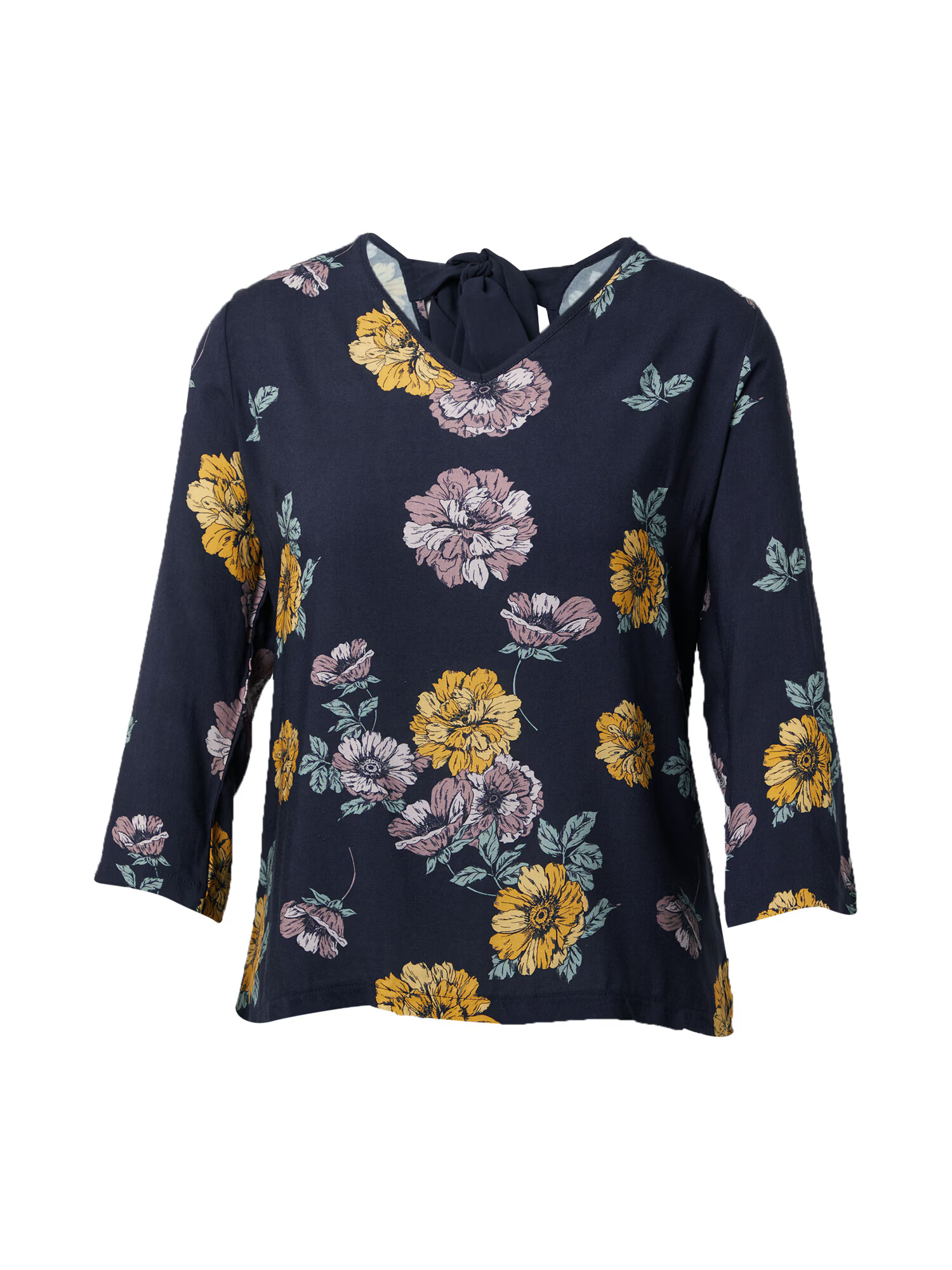 ABOUT YOU Bluza 'Fabiola Blouse' mornarska / mešane barve - Pepit.si