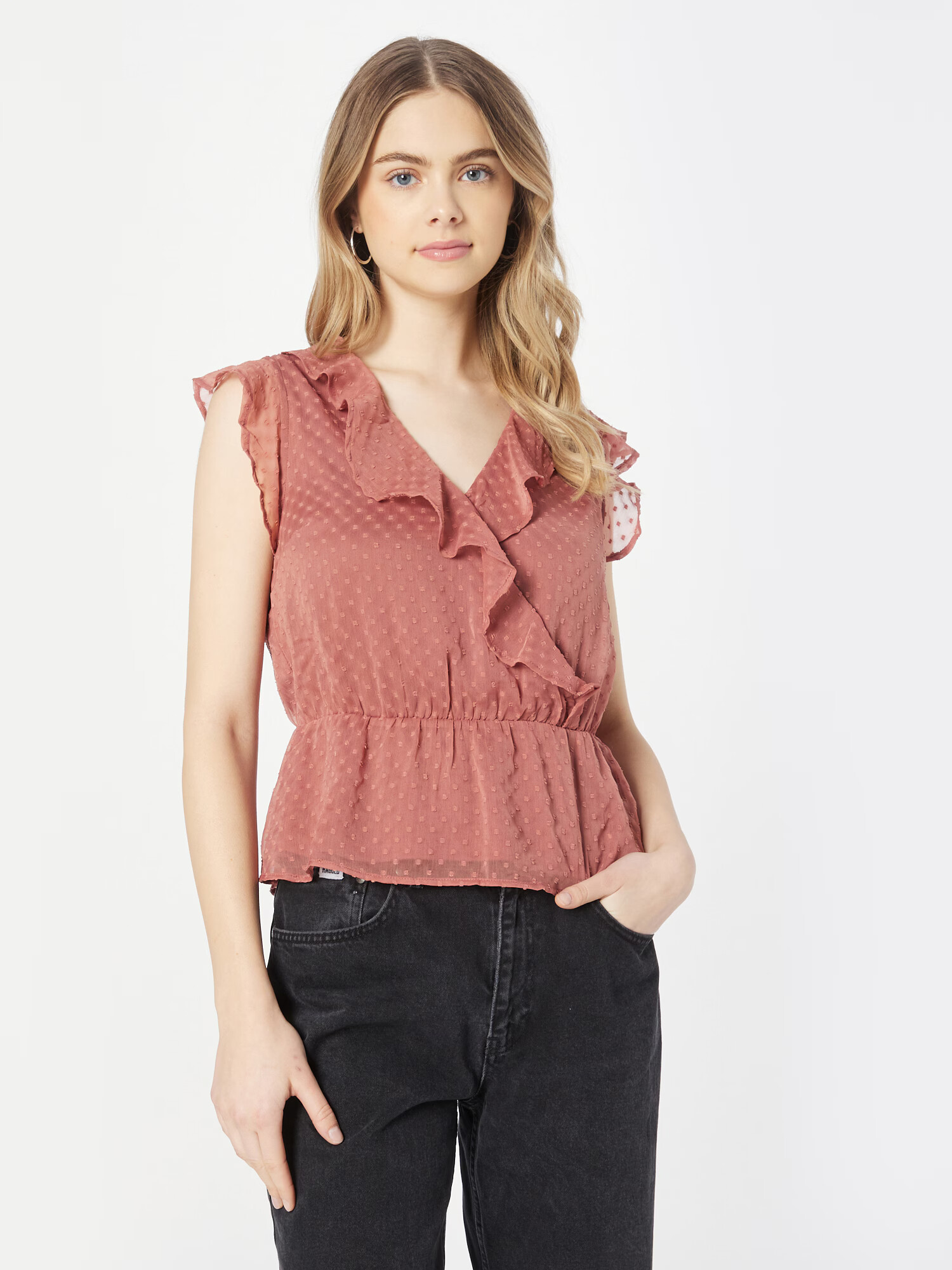 ABOUT YOU Bluza 'Ludmilla' rosé - Pepit.si