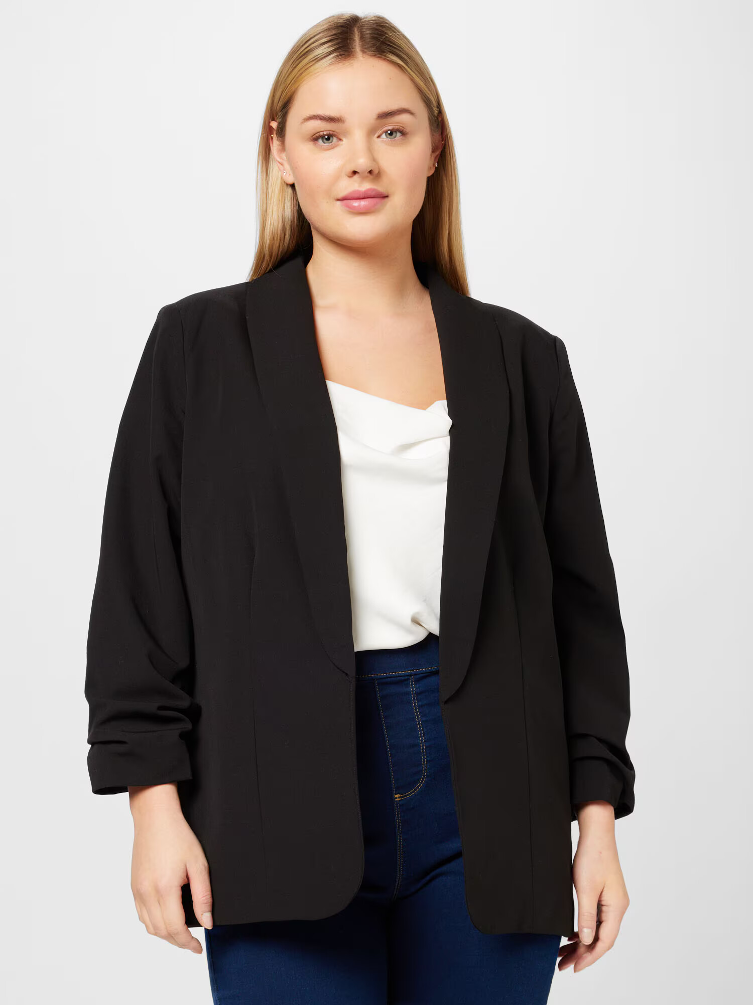 ABOUT YOU Curvy Blazer 'Naima' črna - Pepit.si