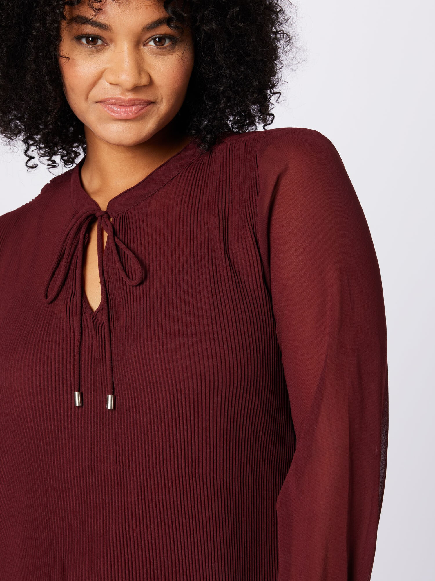 ABOUT YOU Curvy Bluza 'Charlie' bordo - Pepit.si