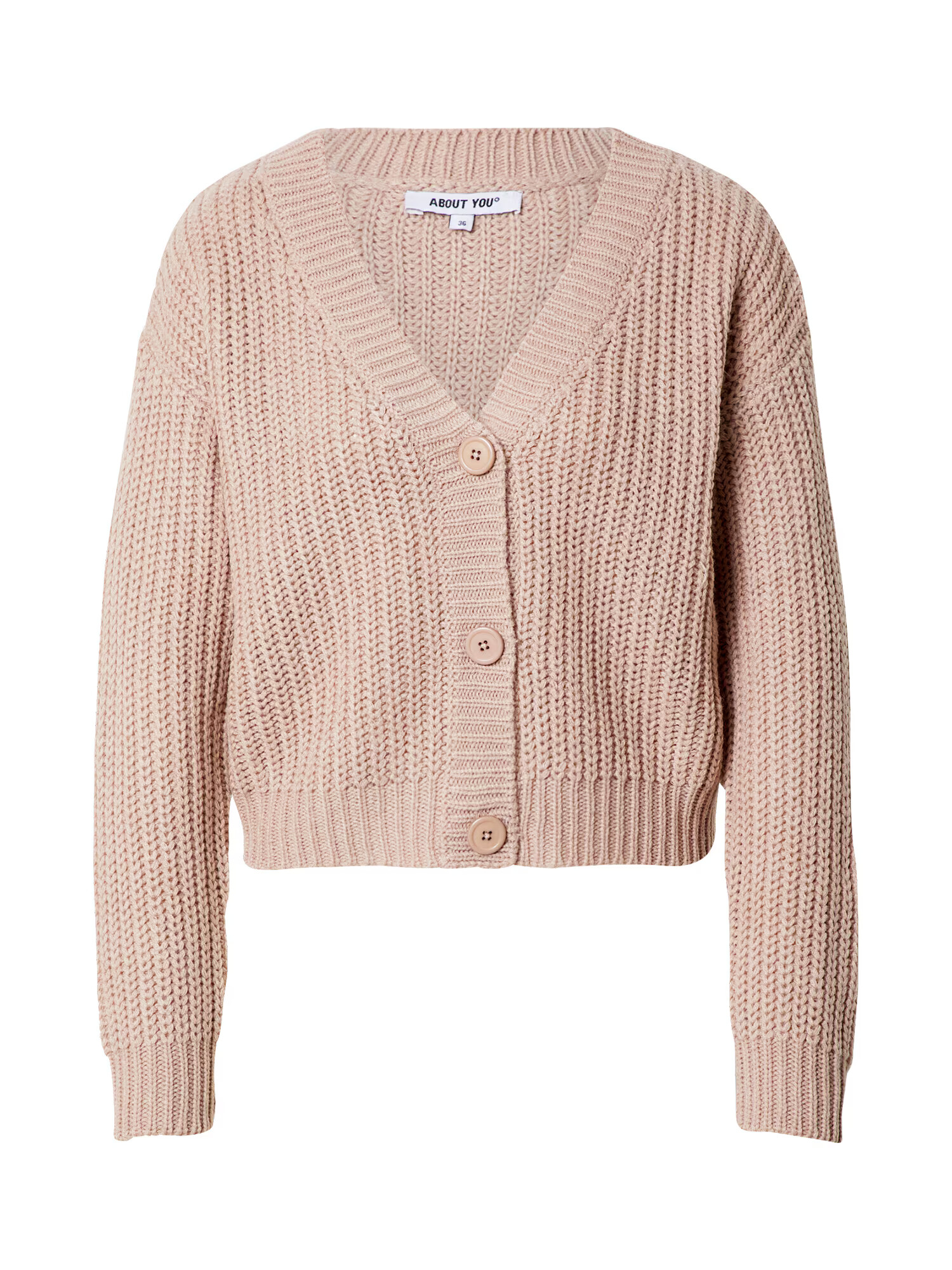 ABOUT YOU Pletena jopa 'Lotte Cardigan' roza - Pepit.si