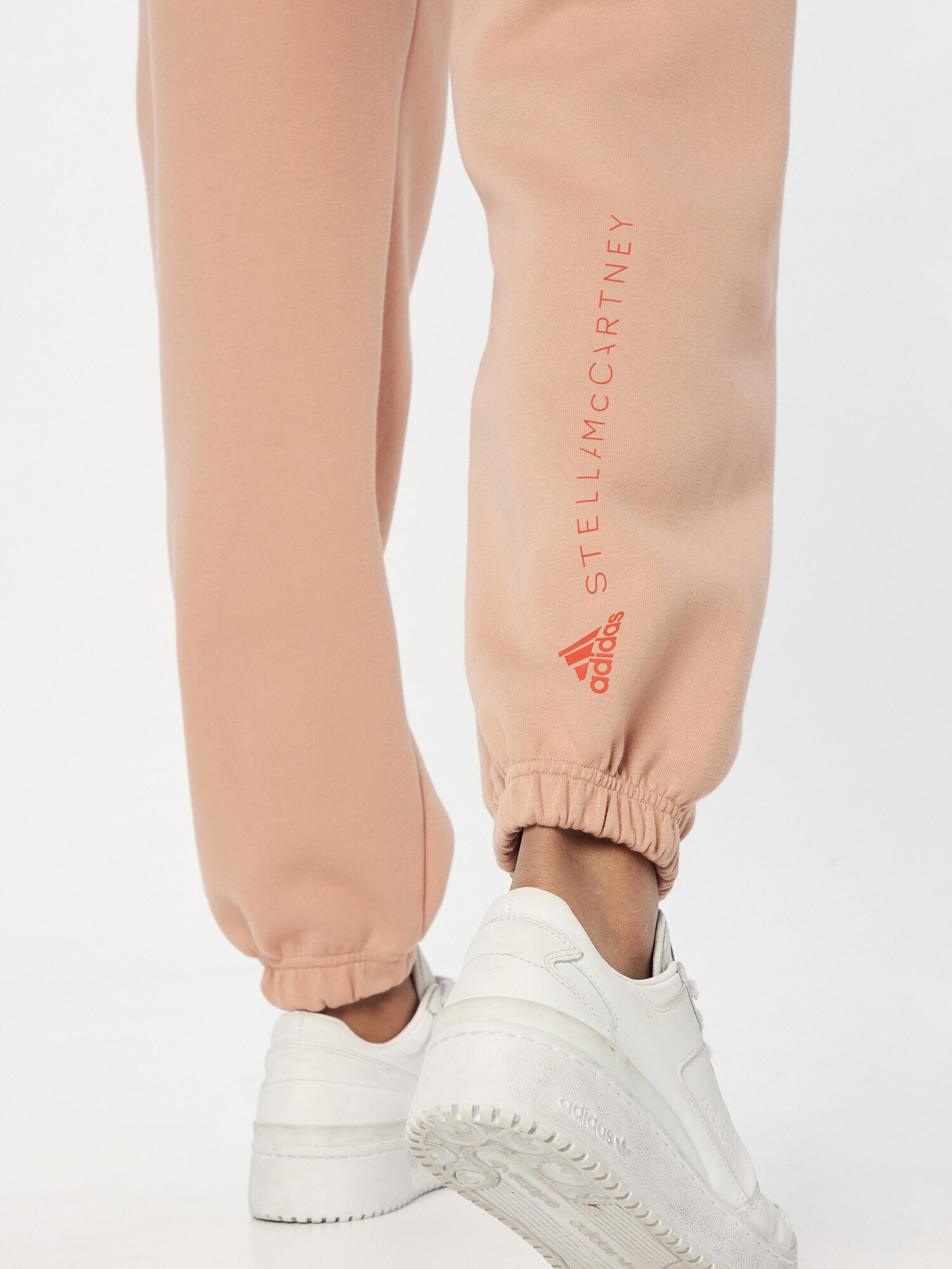 ADIDAS BY STELLA MCCARTNEY Športne hlače puder / rdeča - Pepit.si