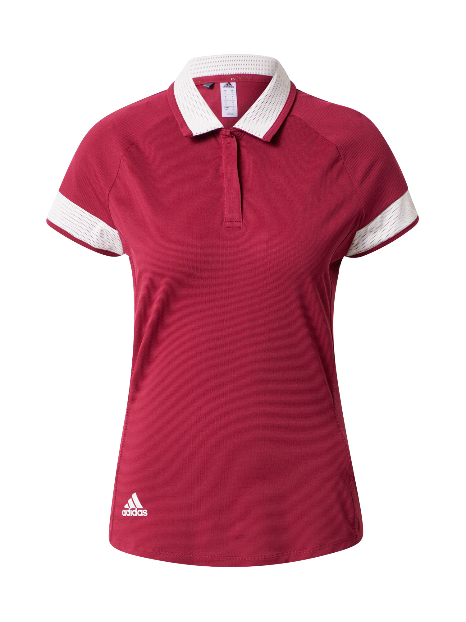 adidas Golf Funkcionalna majica burgund / bela - Pepit.si