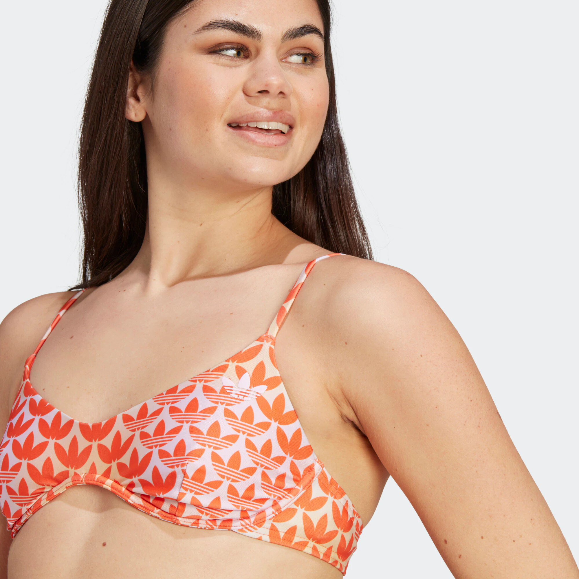 ADIDAS ORIGINALS Bikini zgornji del oranžna / bela - Pepit.si