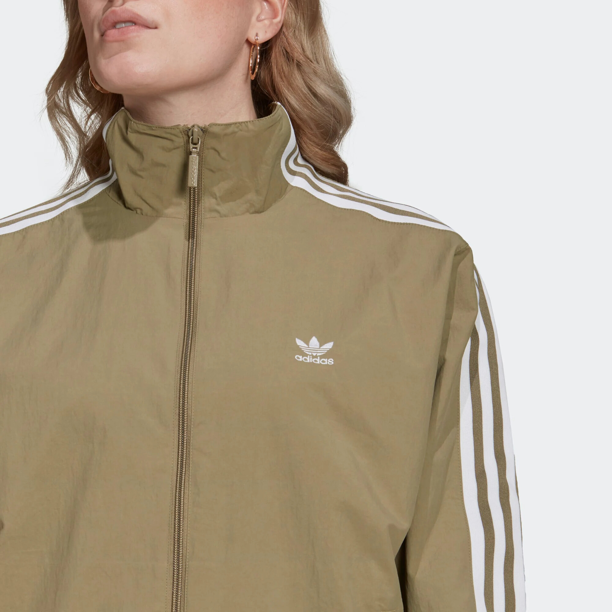 ADIDAS ORIGINALS Prehodna jakna zelena / bela - Pepit.si