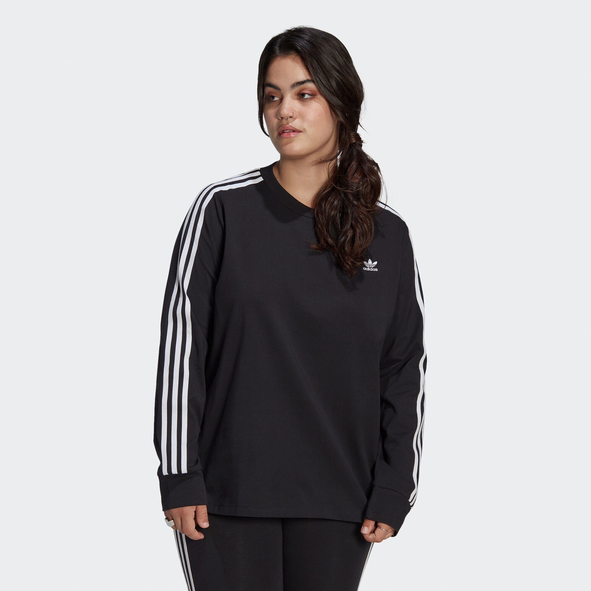 ADIDAS ORIGINALS Majica črna / bela - Pepit.si