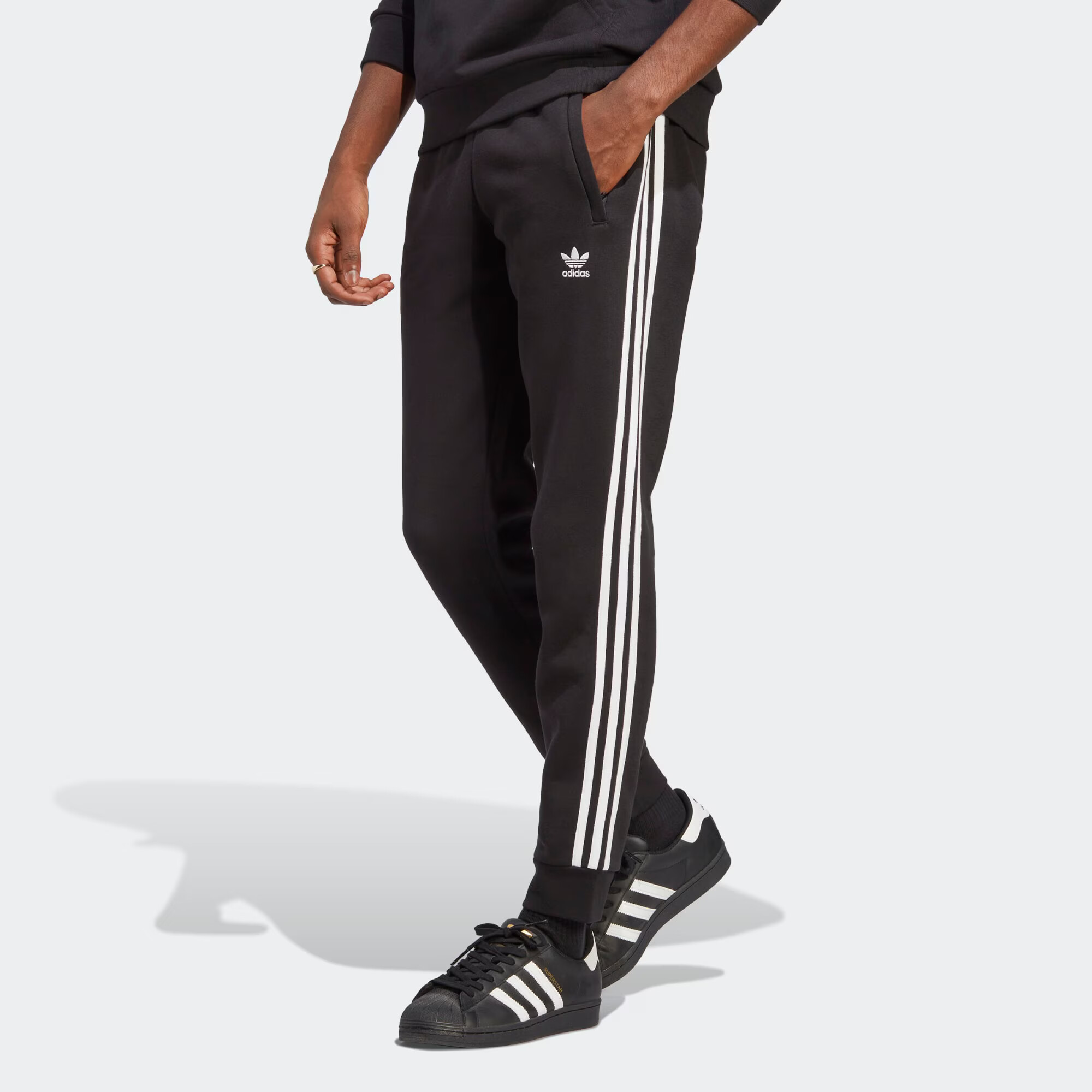 ADIDAS ORIGINALS Hlače črna / bela - Pepit.si