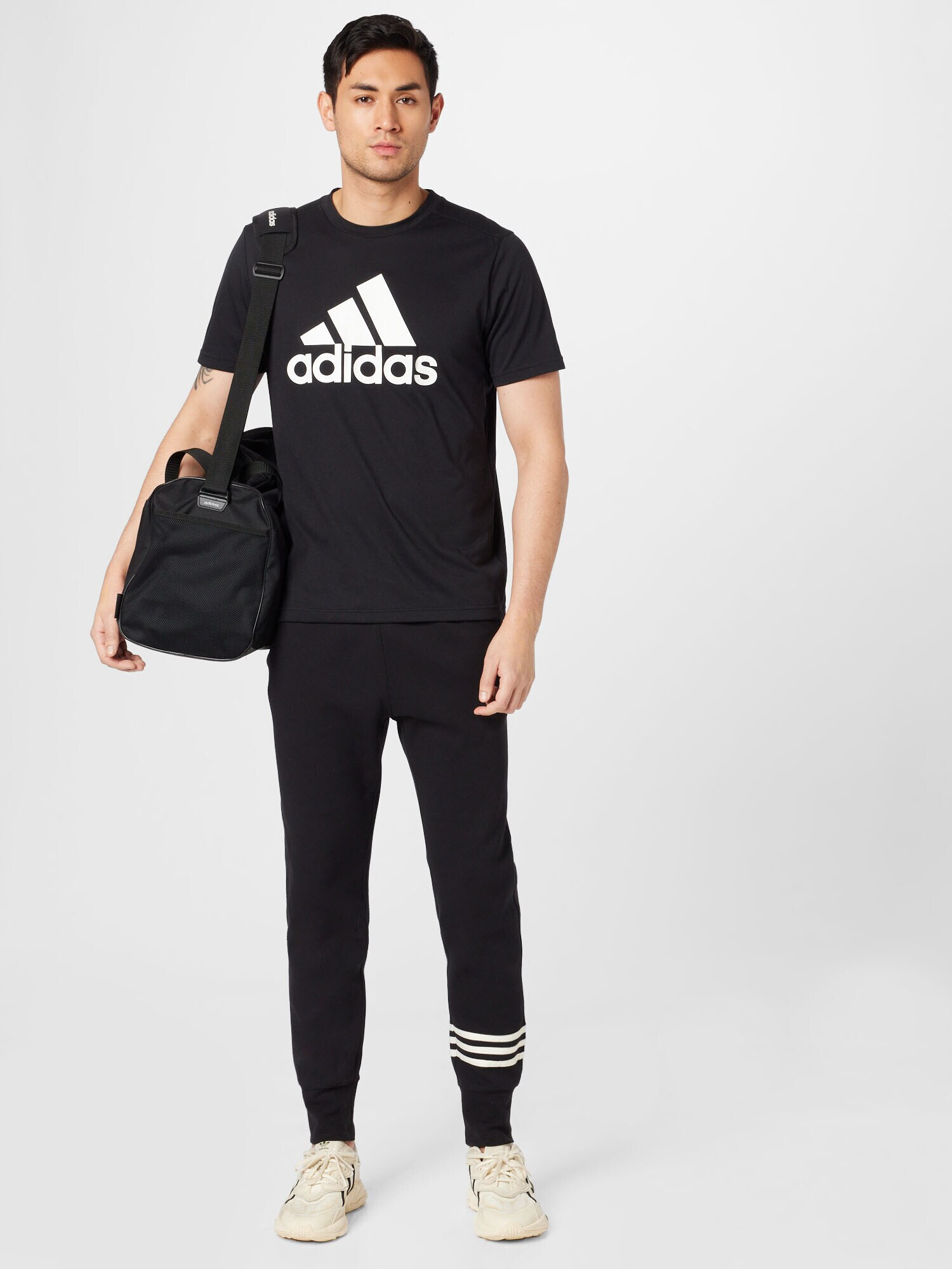 ADIDAS ORIGINALS Hlače črna / bela - Pepit.si