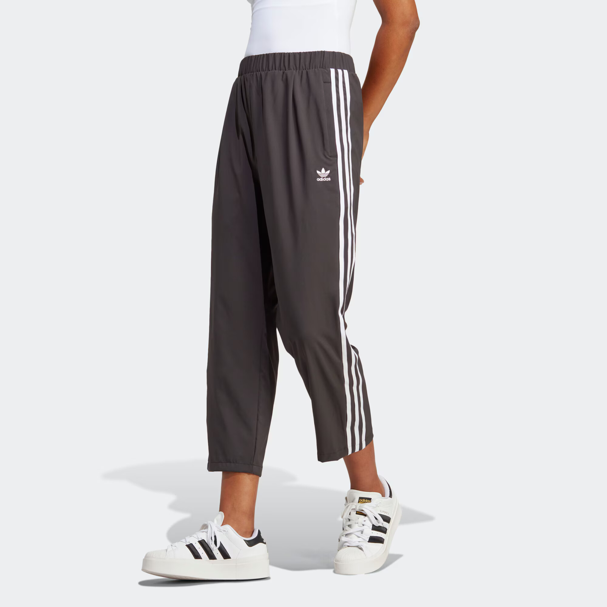 ADIDAS ORIGINALS Hlače črna / bela - Pepit.si