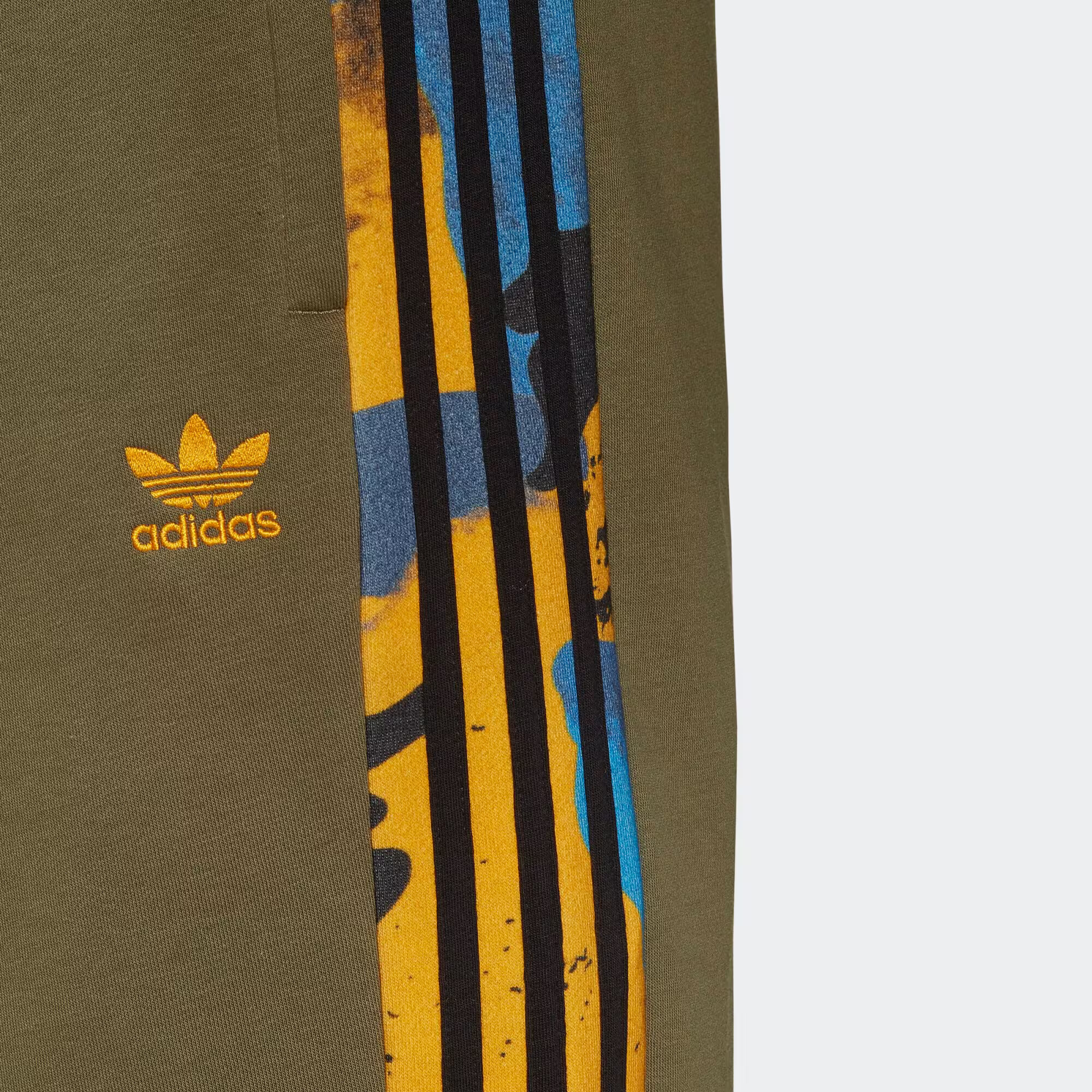 ADIDAS ORIGINALS Hlače golobje modra / apno / oliva / črna - Pepit.si