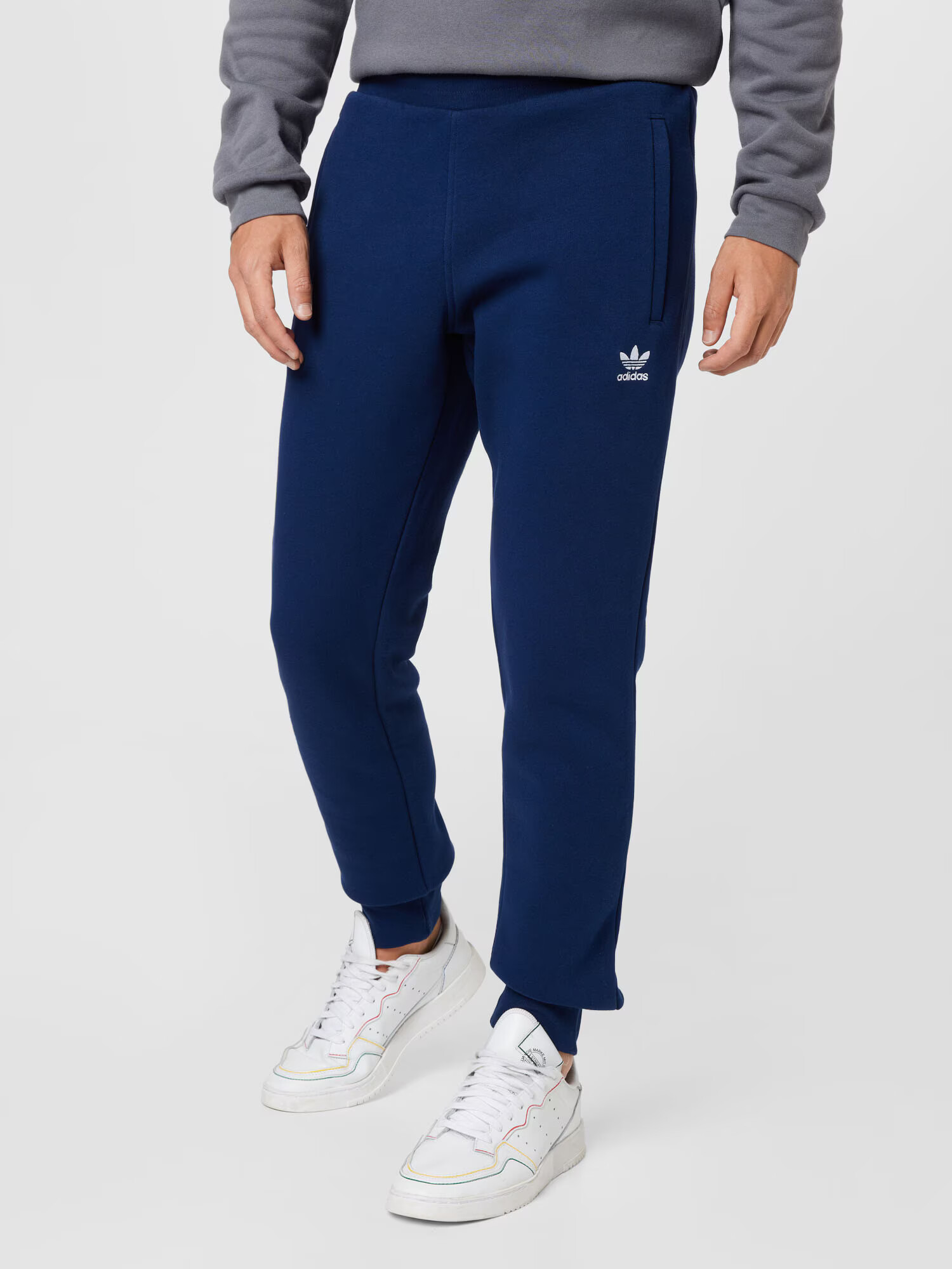 ADIDAS ORIGINALS Hlače indigo / bela - Pepit.si