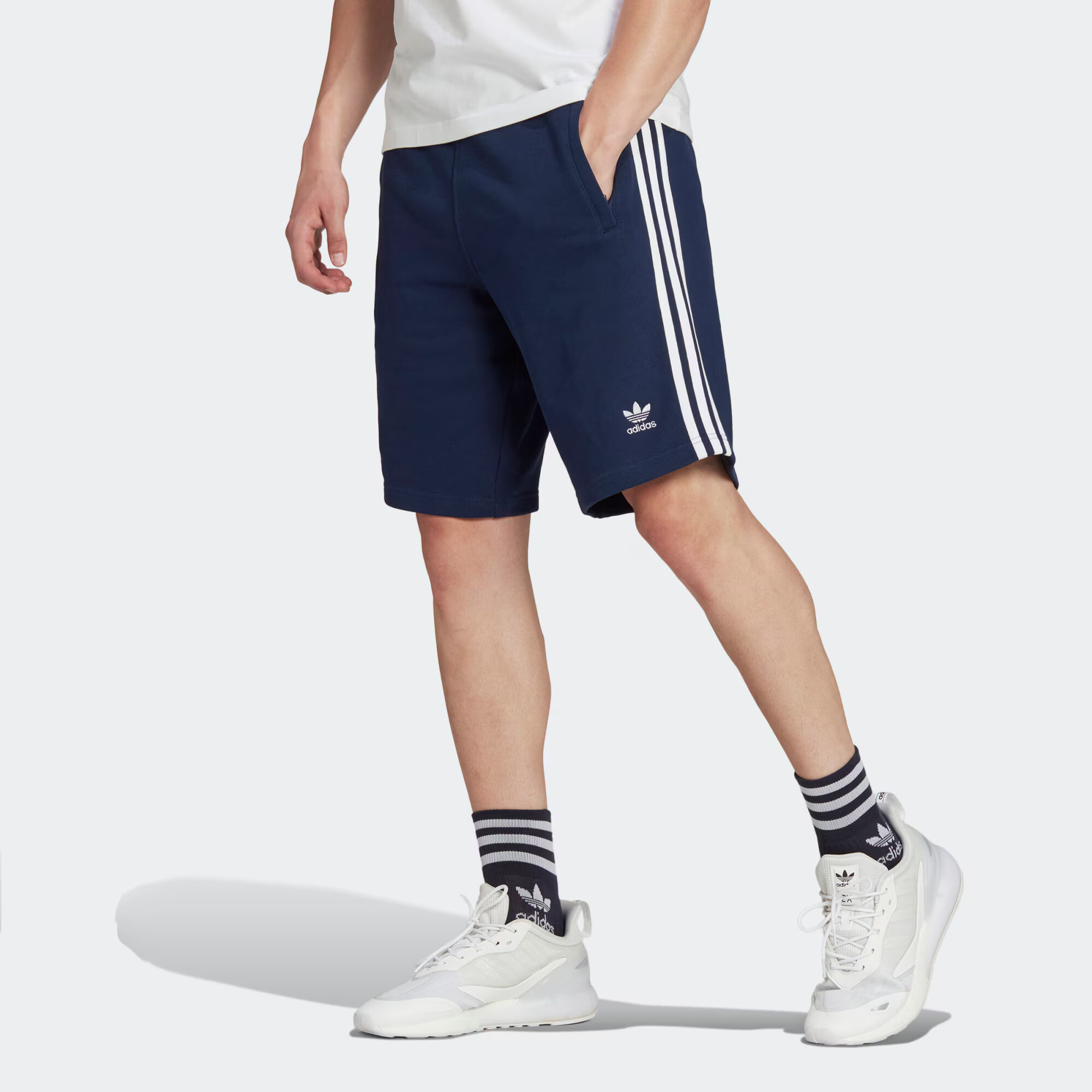 ADIDAS ORIGINALS Hlače indigo / bela - Pepit.si