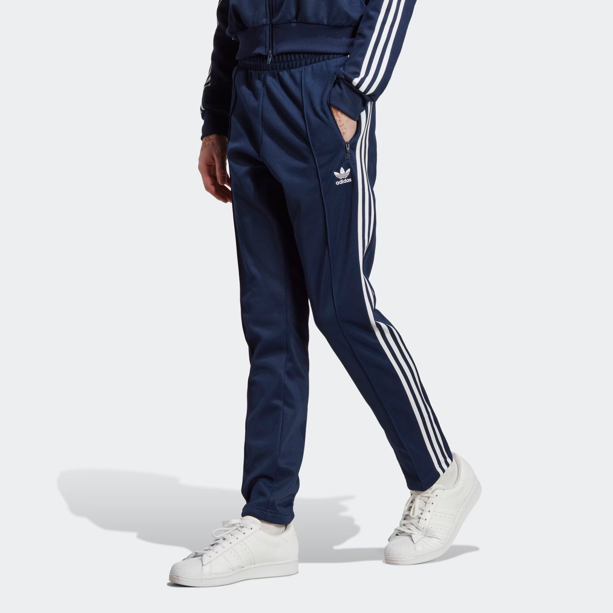 ADIDAS ORIGINALS Hlače indigo / bela - Pepit.si