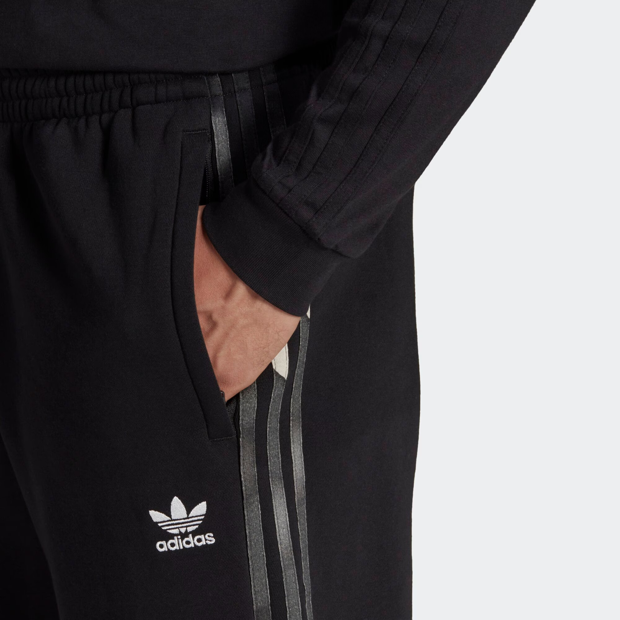 ADIDAS ORIGINALS Hlače kremna / temno siva / črna / bela - Pepit.si