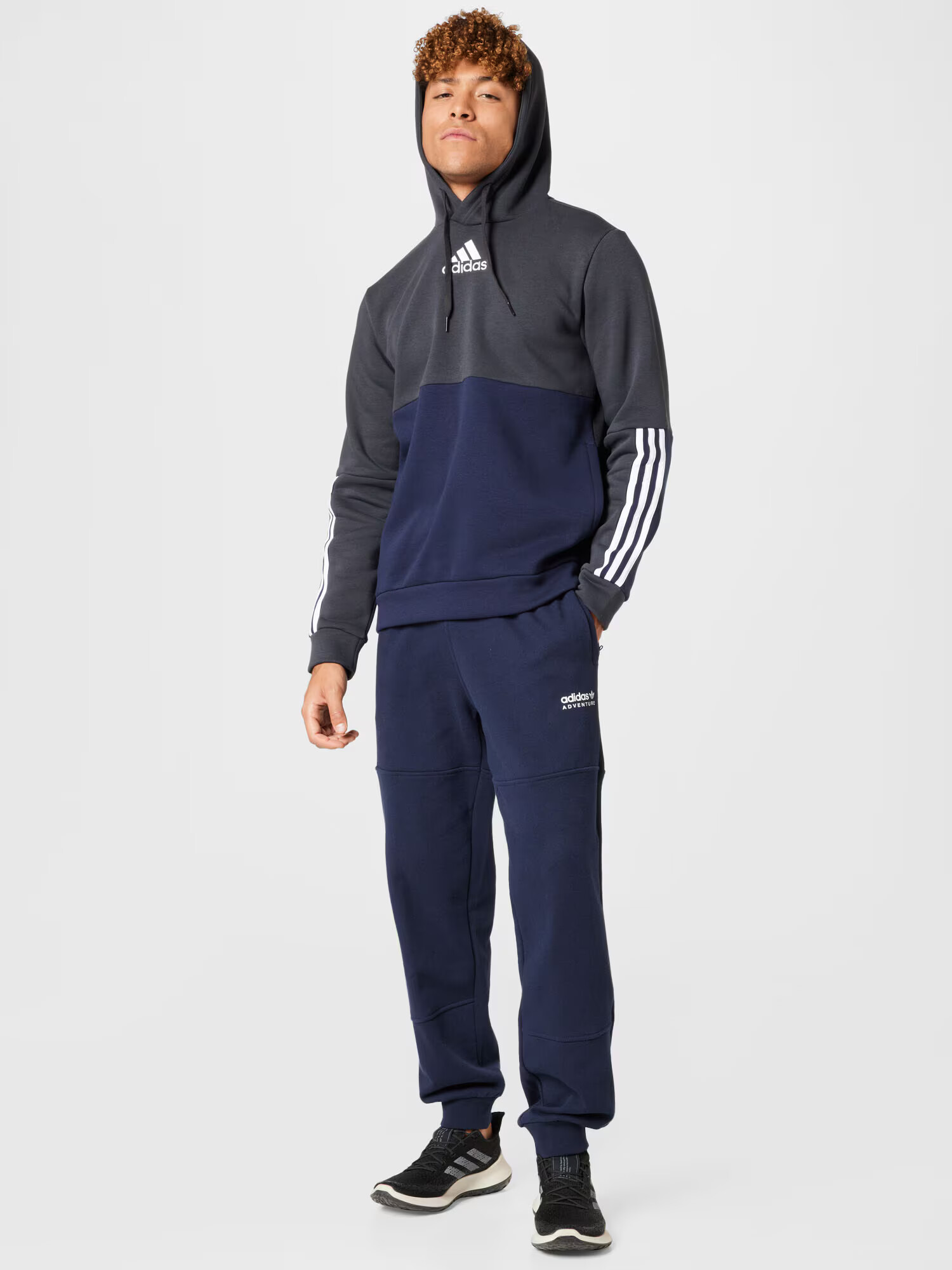 ADIDAS ORIGINALS Hlače mornarska / bela - Pepit.si