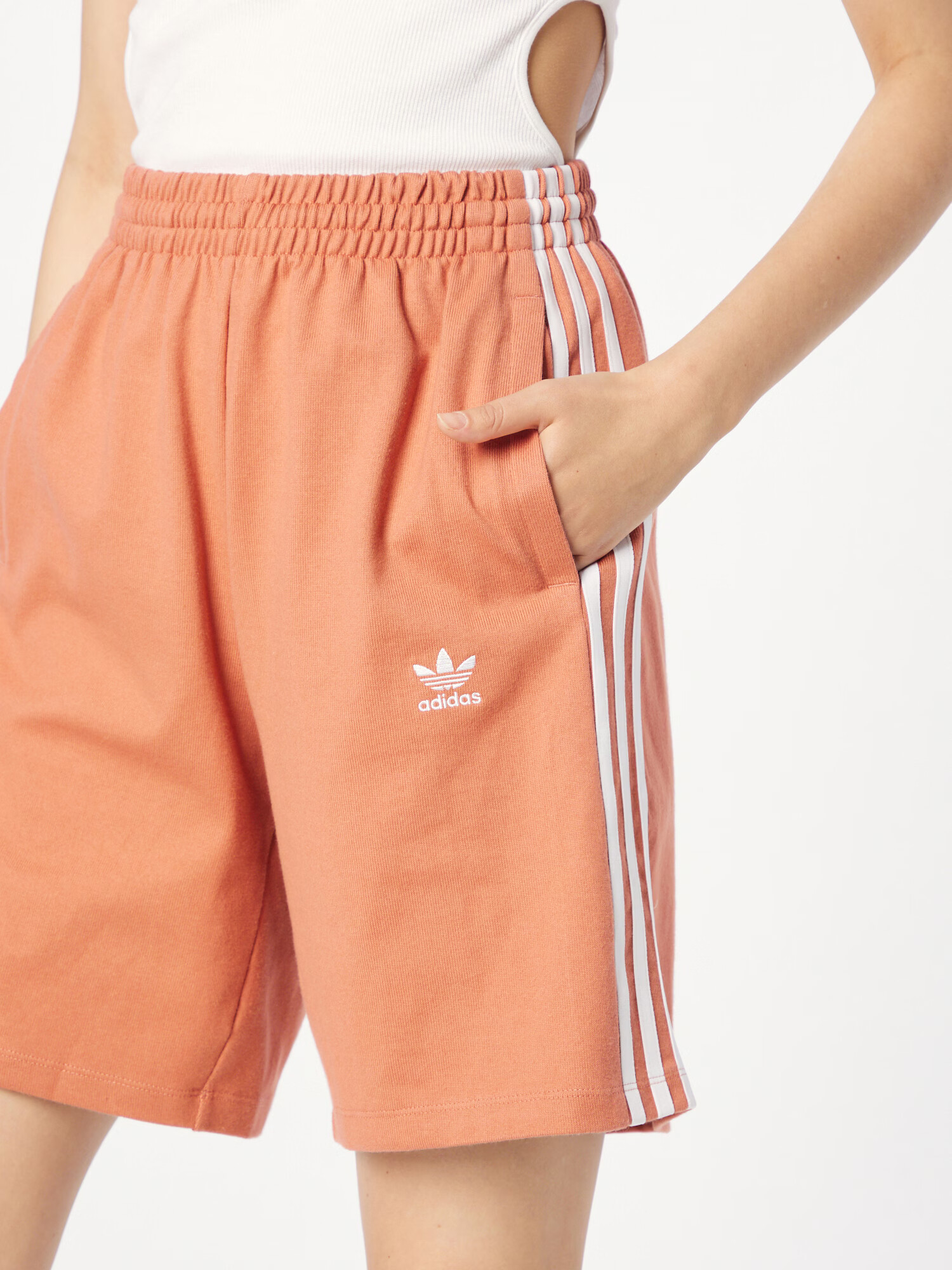 ADIDAS ORIGINALS Hlače oranžna / bela - Pepit.si