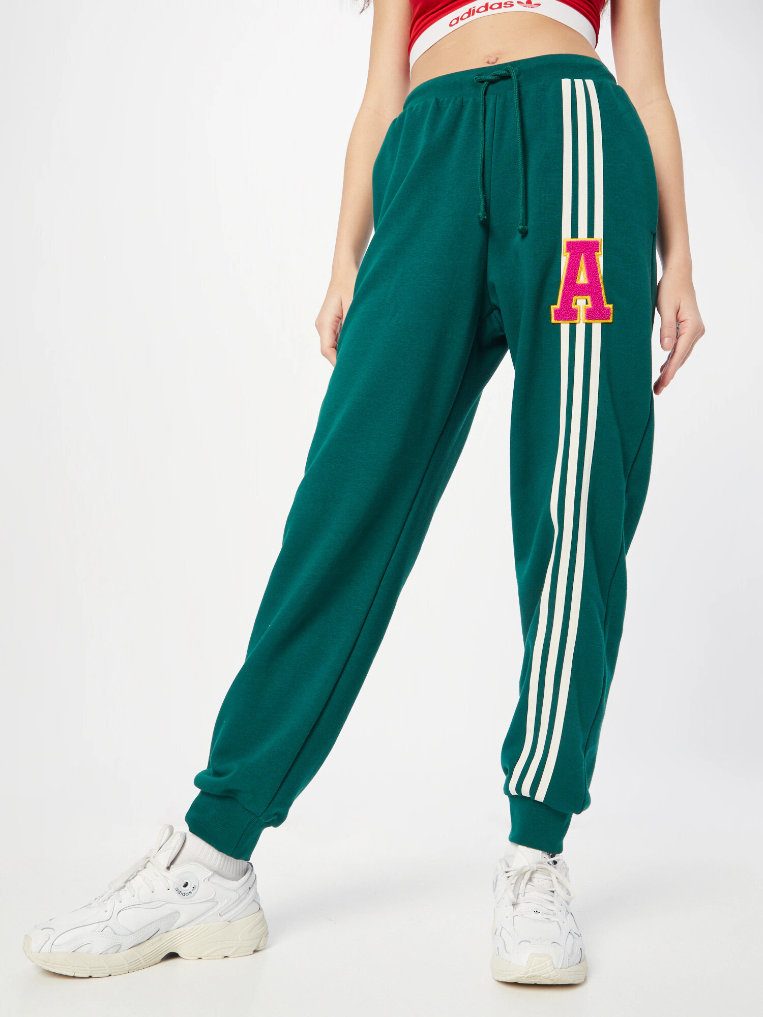 ADIDAS ORIGINALS Hlače rumena / temno zelena / roza / bela - Pepit.si