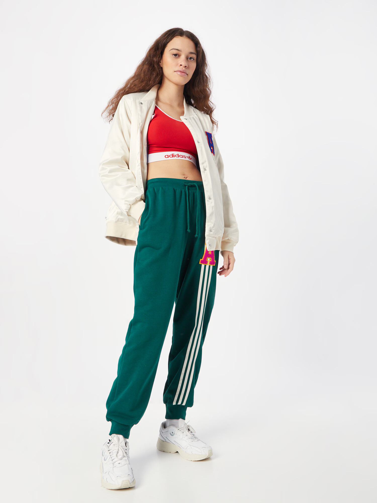 ADIDAS ORIGINALS Hlače rumena / temno zelena / roza / bela - Pepit.si